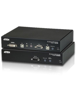Extender KVM USB DVI 1920x1200 fibra 20km CE690
