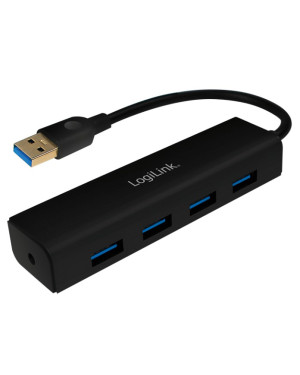 Hub USB3.0 4 Porte Nero