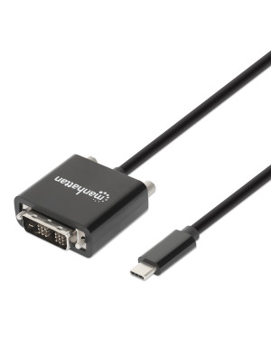 Cavo Adattatore USB-C™ Maschio a DVI Maschio 2m Nero