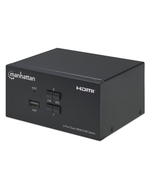 Switch KVM HDMI 2 porte Doppio monitor  