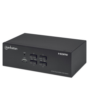 Switch KVM HDMI 4 porte Doppio monitor  