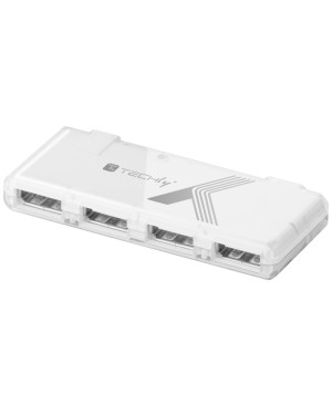 Mini Hub USB Hi Speed 4 Porte Bianco