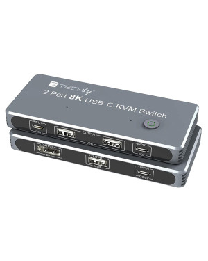 Switch KVM USB-C™ 8K DisplayPort 1.4 2xUSB-C™ 3xUSB 2.0 