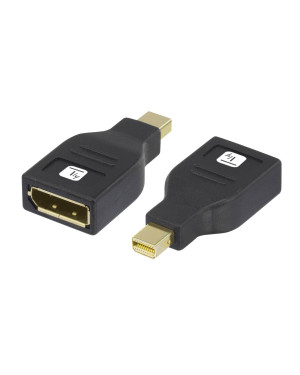Adattatore DisplayPort F/Mini DisplayPort M (Thunderbolt) 4K Nero