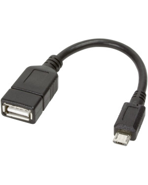 Cavo USB 2.0 OTG A Femmina / Micro B Maschio 0.2 m 