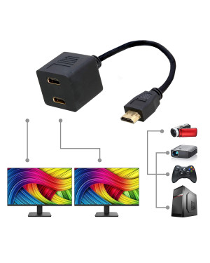 Cavo Video Splitter HDMI™ M a 2 x HDMI™ F