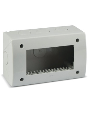 Contenitore Autoportante IP40 S44 per Minicanali 4 Moduli Bianco