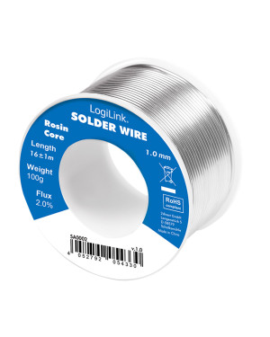 Stagno in Rotolo per Saldatura Rame 2% diam. 1 mm 100g