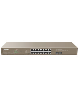 Switch 16 Porte Ethernet 16GE+2SFP con PoE, TEG1118P-16-250