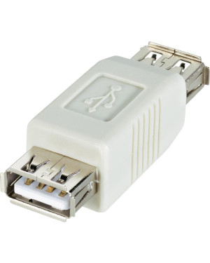 Adattatore USB-A Femmina USB-A Femmina Bianco