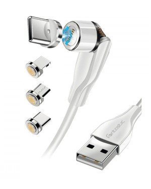 Cavo Magnetico di Ricarica USB-C™ e Micro USB con LED 1.2m