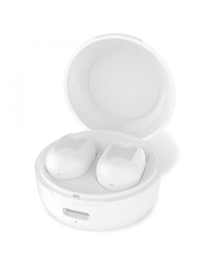  Auricolari Wireless Bluetooth con Custodia di Ricarica Bianco