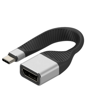 Cavo Corto Piatto USB-C™ Maschio a Displayport Femmina FPC 13,1 cm