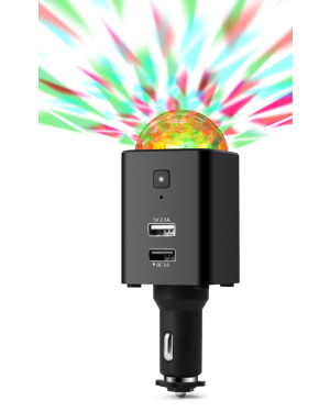 Caricatore da Auto USB-C™ con Luce Disco TX-159
