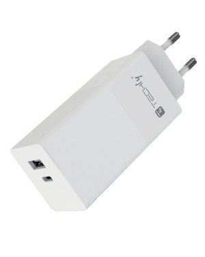 Caricatore Alimentatore USB-C™ e USB-A da Muro 100W per Smartphone o Tablet