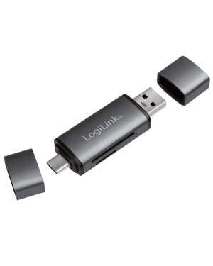 Lettore USB 3.2 Gen 1 di SD e MicroSD con Connessioni USB-C™ e USB A OTG