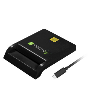 Lettore/Scrittore di Smart Card USB-C™ Compatto Nero