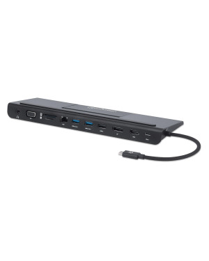 Docking Station USB-C™ 11-in-1 Triplo monitor con MST