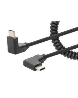 Cavo di Ricarica USB-C™ a USB-C™ 1m Spiralato Nero