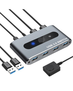 Switch USB 3.0 per 2 PC in 4 out